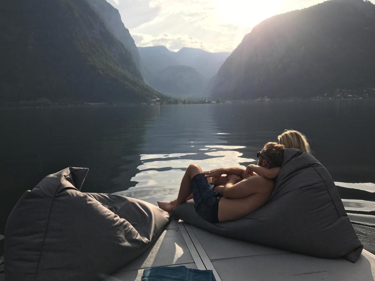 Glueck Am See - Apartment Mit Seezugang Hallstatt Buitenkant foto