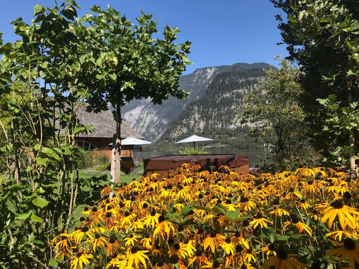 Glueck Am See - Apartment Mit Seezugang Hallstatt Buitenkant foto